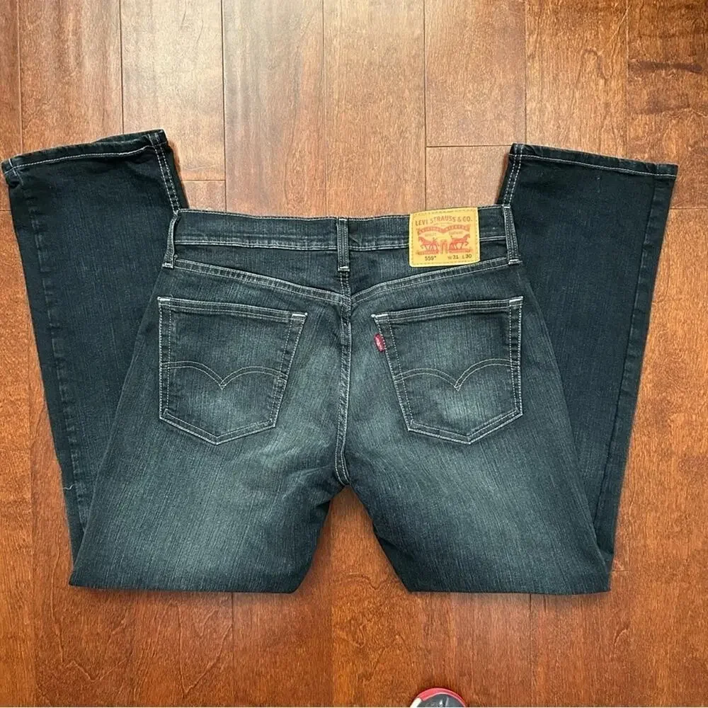 Levi’s 559 Men's Blue Relaxed Straight Jeans, Size W31 L30